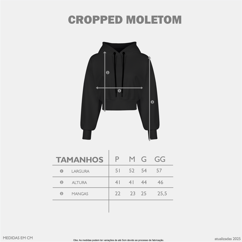 MAC Moletom cropped